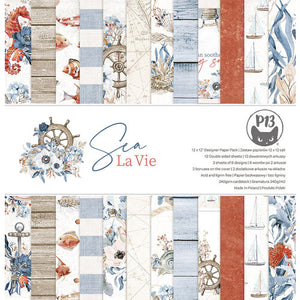 P13 Sea La Vie Collection 12x12 Paper Pad (P13-SLV-08)