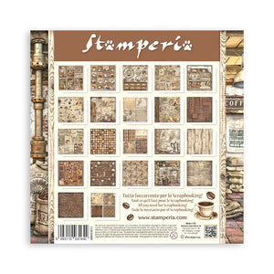 Stamperia Coffee & Chocolate Collection 12x12 Paper Pad (SBBL144)