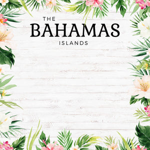 Scrapbook Customs 12x12 Scrapbook Paper Bahamas Vacay Paper (30146)