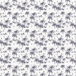 Scrapbook Customs 12x12 Scrapbook Paper Vacay Palm Trees & Rainbow Paper (30229)