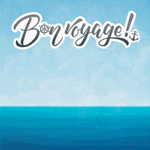 Load image into Gallery viewer, Scrapbook Customs 12x12 Scrapbook Paper Bon Voyage Cruise Map Paper (30549)
