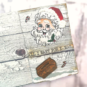 Elizabeth Craft Designs December to Remember Collection Clear Stamp Set Santa Claus (CS310)