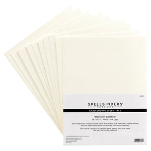 Spellbinders Paper Arts Watercolor Cardstock 8 1/2" x 11" (SCS-312)