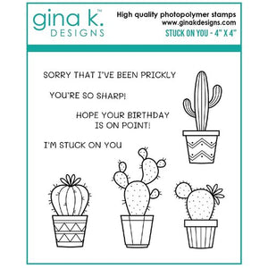 Gina K Designs Clear Stamp Set Stuck on You