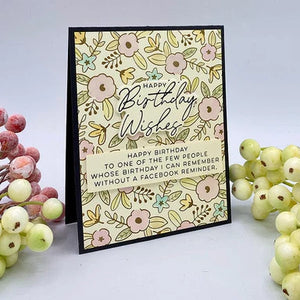 Spellbinders Paper Arts Floral Celebration BetterPress and Stencil Bundle (BD-0835)