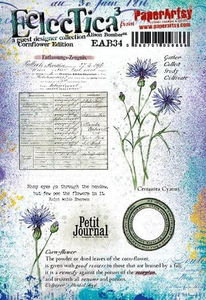 PRE-ORDER PaperArtsy Electica3 Rubber Stamp Cornflower Edition by Alison Bomber (EAB34)