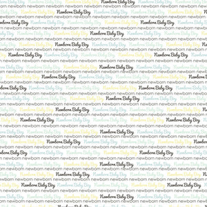 Scrapbook Customs 12x12 Scrapbook Paper Baby Boy Newborn Paper (36954)