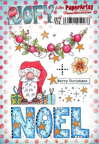 PaperArtsy Rubber Stamp Set Noel designed by Jo Firth-Young  (JOFY128)