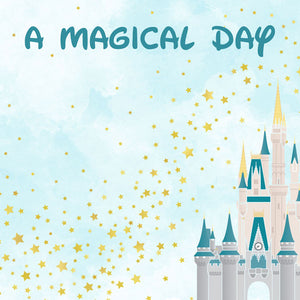 Scrapbook Customs 12x12 Scrapbook Paper Magical Day Castle Paper (38190)