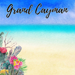 Scrapbook Customs 12x12 Scrapbook Paper Grand Cayman Getaway Paper (38210)