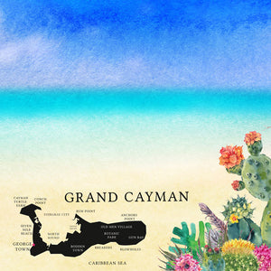 Scrapbook Customs 12x12 Scrapbook Paper Grand Cayman Getaway Paper (38210)