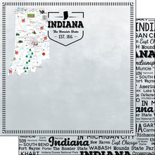 Load image into Gallery viewer, Scrapbook Customs 12x12 Scrapbook Paper Indiana Postage Map Paper (39435)
