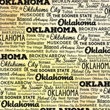 Load image into Gallery viewer, Scrapbook Customs 12x12 Scrapbook Paper Oklahoma Postage Map Paper (39457)
