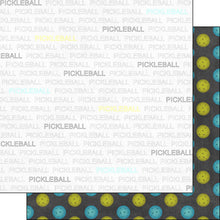 Load image into Gallery viewer, Scrapbook Customs 12x12 Scrapbook Paper Pickleball Addict 1 Paper (39612)
