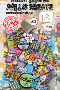 Aall & Create Ephemera Set #39 Mad Scientist