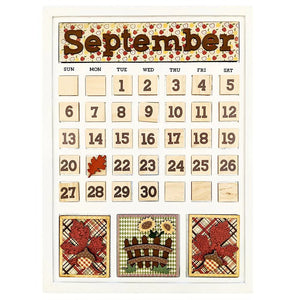 Foundations Décor Magnetic Calendar Set September (40195-5)