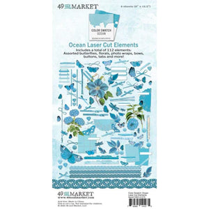 49 and Market Color Swatch Ocean Laser Cut Elements (CSO-41275)