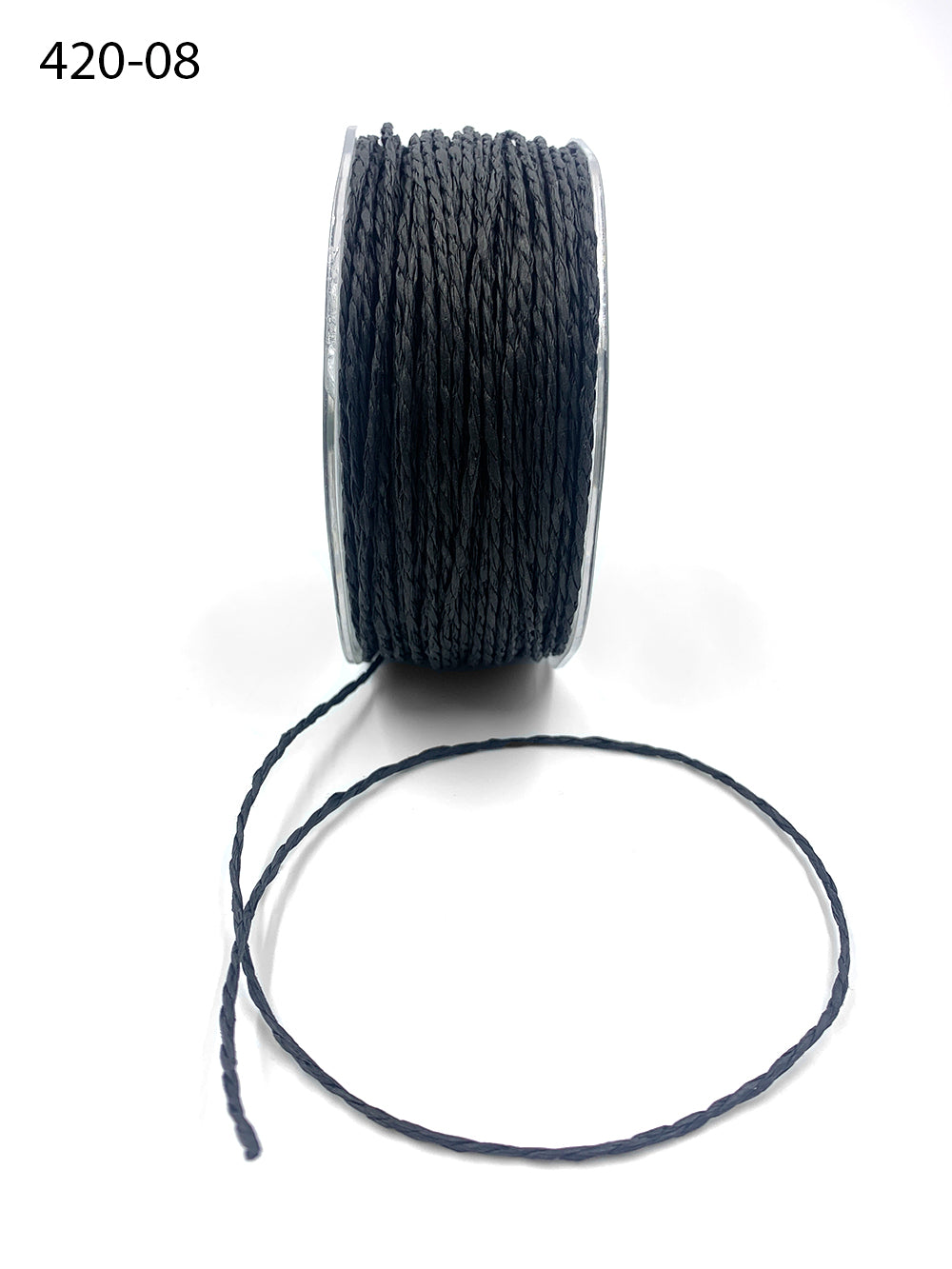 May Art Ribbons 2mm Twisted Paper Cord String Black (420-08)