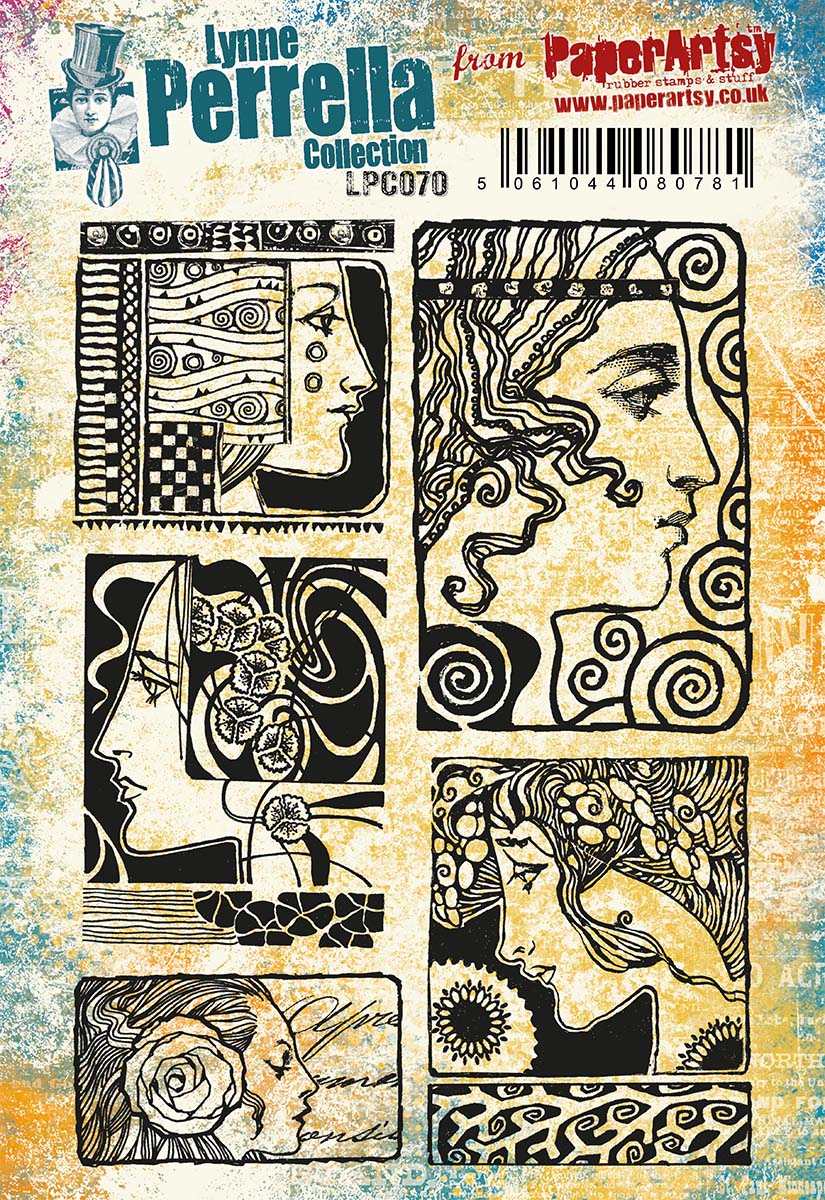 PaperArtsy Rubber Stamp Lynne Perrella (LPC070)