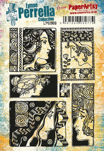 PREORDER PaperArtsy Rubber Stamp Lynne Perrella (LPC069)