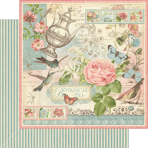 Graphic 45 Botanical Tea Collection 12x12 Scrapbook Paper Botanical Tea (4500875)