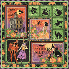 Load image into Gallery viewer, Graphic 45 Charmed Collection 12x12 Scrapbook Paper If the Broomstick Fits (4502468)
