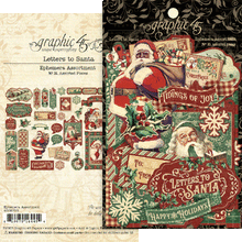 Load image into Gallery viewer, Graphic 45 Letters to Santa Ephemera Pack (4502700)
