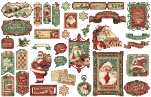 Load image into Gallery viewer, Graphic 45 Letters to Santa Ephemera Pack (4502700)
