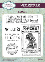 Load image into Gallery viewer, Creative Expressions Clear Stamp Set La Mode designed by Taylor Made Journals (CEC1051)
