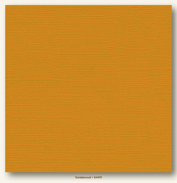 My Colors Cardstock 12x12 Sheet Goldenrod (T054411)