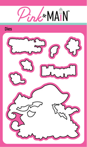 Pink & Main Stamp & Die Set August Pup (PNM552)