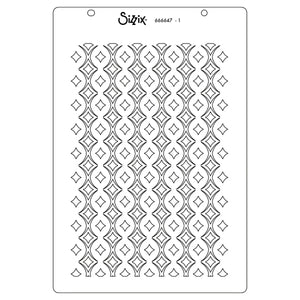 Sizzix Stencil Cosmopolitan Uptown Adornment (666647)