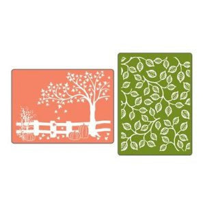 Sizzix 3-D Texture Impressions Embossing Folder Fall Set (656469)