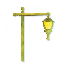 Load image into Gallery viewer, Sizzix Sizzlits Decorative Strip Die Flagpole w/Lantern &amp; Sign by Karen Burniston (657792)
