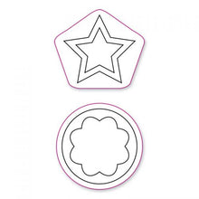 Load image into Gallery viewer, Sizzix Movers &amp; Shapers Die Star &amp; Circle Set designed by Karen Burniston (657795)
