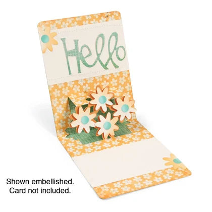 Sizzix Pop 'n Cuts Insert Die Flower 3-D Pop Up designed by Karen Burniston (657796)