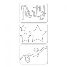 Load image into Gallery viewer, Sizzix Sizzlit Die Set Party Set #2  by Karen Burniston (658034)
