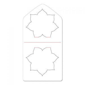 Sizzix Pop 'n Cuts Insert 3-D Poinsettia Flower by Karen Burniston (658044)