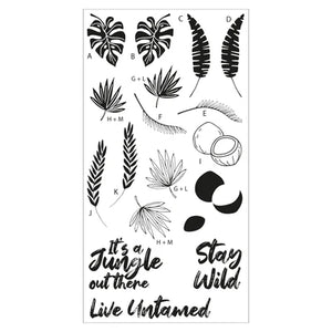 Sizzix Clear Stamp Set Stay Wild (666660)