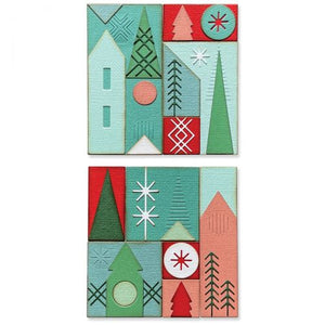 Sizzix Thinlits Die Set Holiday Blocks by Tim Holtz (666335)