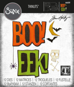 Sizzix Thinlits Die Set Big Frights by Tim Holtz (666381)