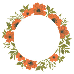 Sizzix Clear Stamp Set Wreath (665526)