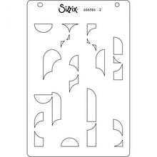 Load image into Gallery viewer, Sizzix A6 Layered Stencil Around the Block (666586)
