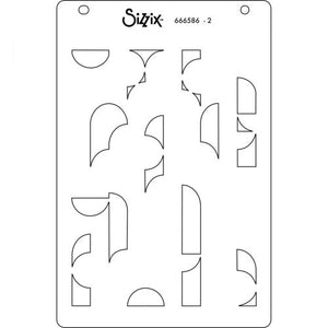 Sizzix A6 Layered Stencil Around the Block (666586)