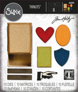 Sizzix Thinlits Vault Matchbox Die by Tim Holtz (666604)