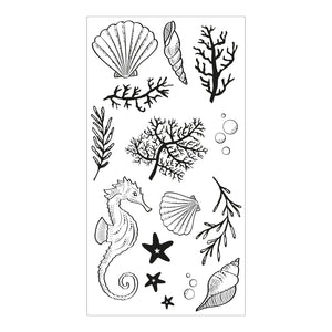 Sizzix Clear Stamp Set Ocean Elements (666669)