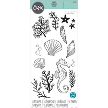 Load image into Gallery viewer, Sizzix Clear Stamp Set Ocean Elements (666669)
