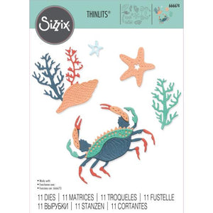 Sizzix Thinlits Die Set Ocean Medley (666674)