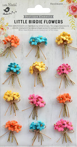 Little Birdie Handmade Embellishments Vivid Paper Flowers (CR69312)