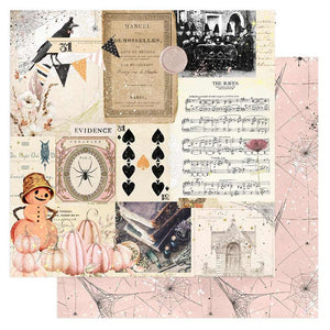 Prima Twilight Collection 12x12 Scrapbook Paper Oddities (695687)